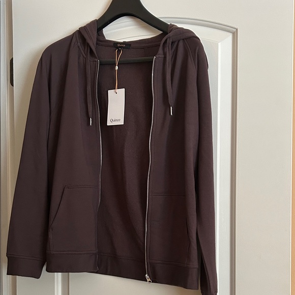 Quince Tops - Quince Chocolate Brown Hoodie